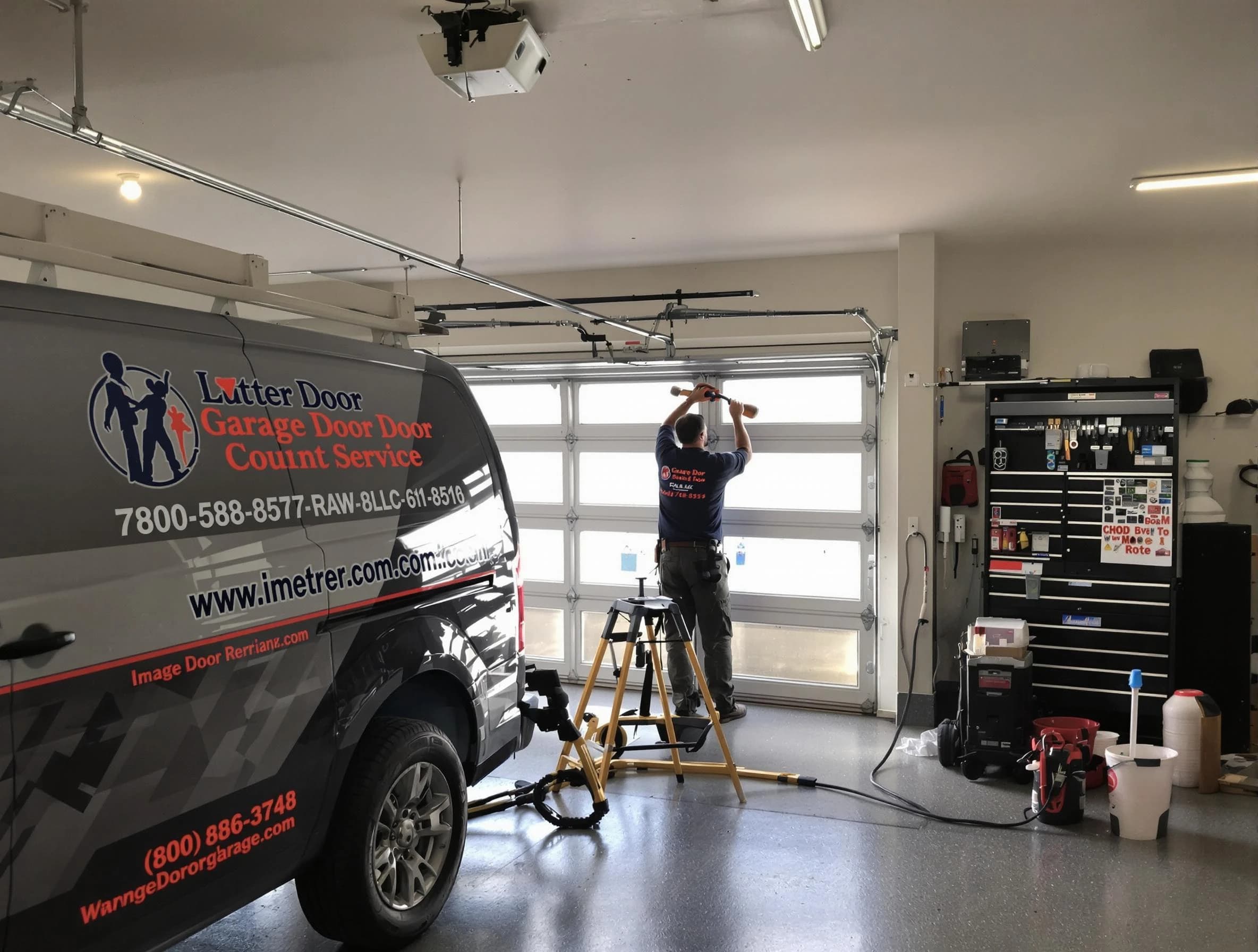 Milton Garage Door Repair rapid response team performing same-day repair in Milton