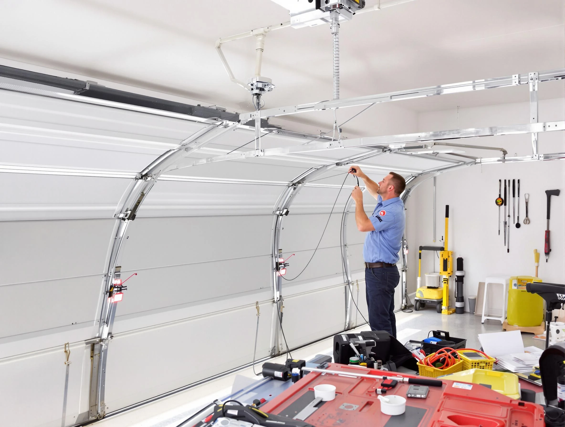 Garage door cable repair service by Milton Garage Door Repair in Milton