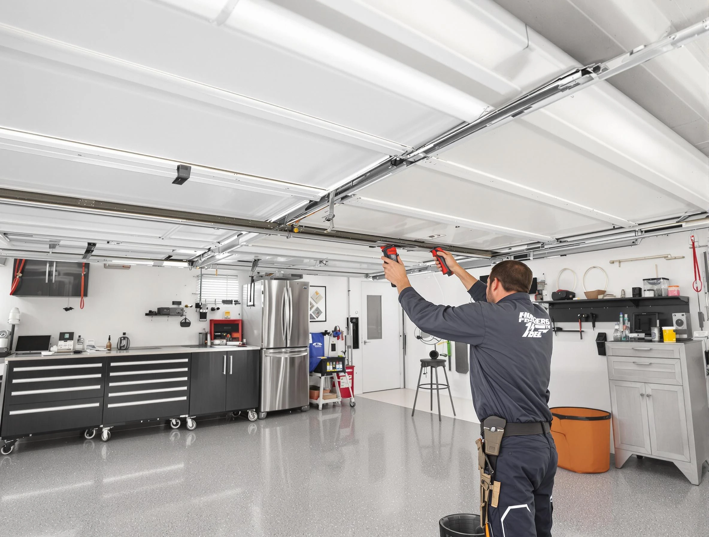Overhead garage door repair service by Milton Garage Door Repair in Milton